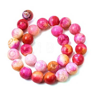 Natural Agate Beads Strands G-Z145-B01-14mm-B-1