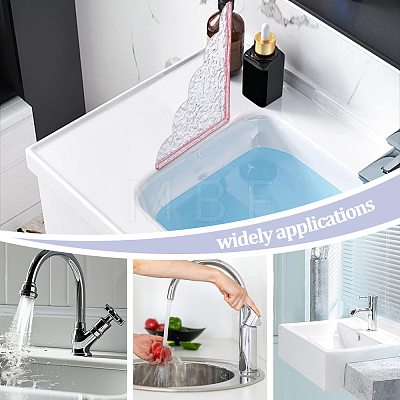 Acrylic Shower Water Guard AJEW-WH0752-468-1