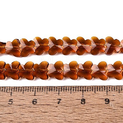 Transparent Glass Beads Strands GLAA-Q118-01A-B09-1