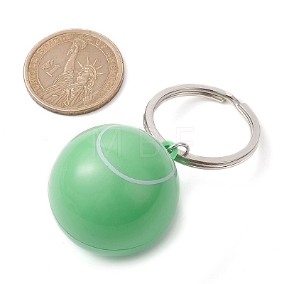 ABS Plastic Sports Ball Theme Pendants Keychains KEYC-JKC00659-01-1