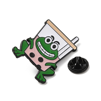 Frog Enamel Pin JEWB-P025-A10-1