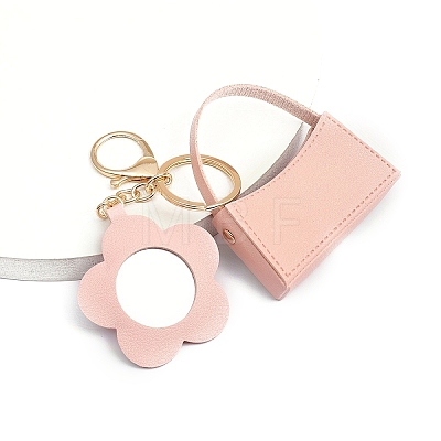 Portable Imitation Leather Bag Keychain PW-WGB9938-04-1