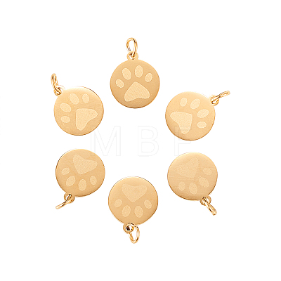 201 Stainless Steel Pet Charms STAS-CJ0001-97G-1