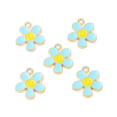 Alloy Enamel Pendants ENAM-C009-01G-1