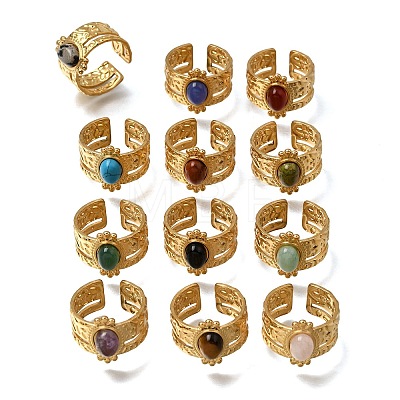 304 Stainless Steel Cuff Open Rings RJEW-F213-02G-1