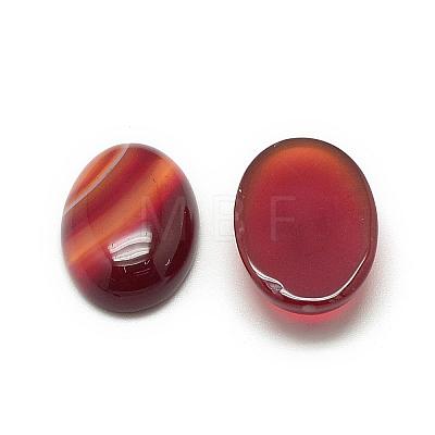 Natural Agate Cabochons G-R415-13x18-01-1