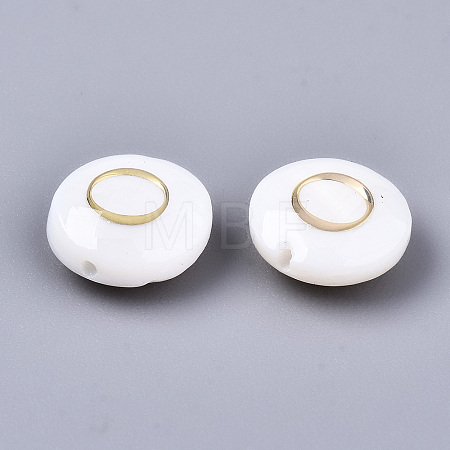 Natural Freshwater Shell Beads SHEL-S266-12O-1