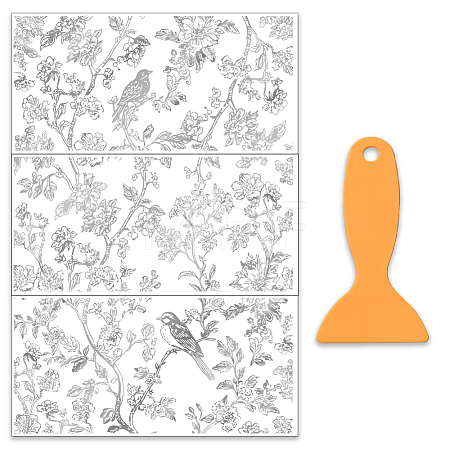 3 Sheets 3 Styles PVC Waterproof Decorative Stickers DIY-WH0404-733-1