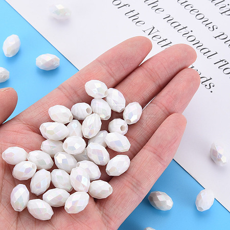 Opaque Acrylic Beads X-TACR-S153-32I-09-1