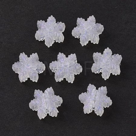 Transparent Acrylic Beads X-OACR-P007-30-1
