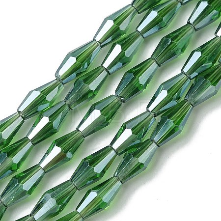 Transparent Electroplate Glass Beads X1-GLAA-K064-05A-PL05-1