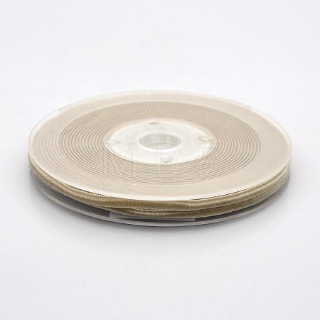 Polyester Velvet Ribbon for Gift Packing and Festival Decoration SRIB-M001-7mm-836-1