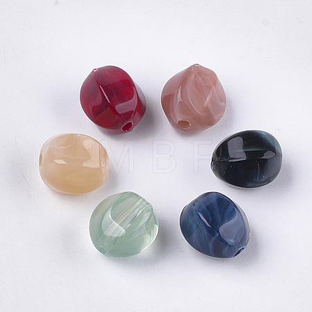 Acrylic Beads OACR-T011-32-1