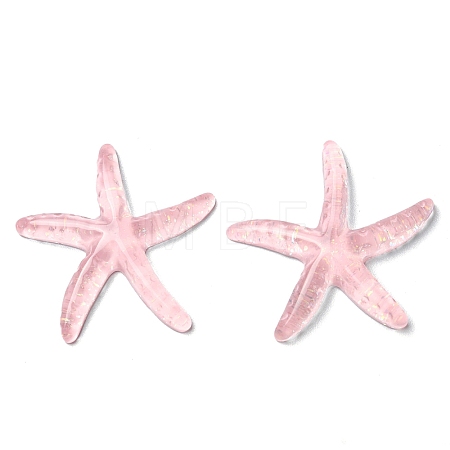 Translucent Resin Sea Animal Cabochons RESI-B016-01B-1