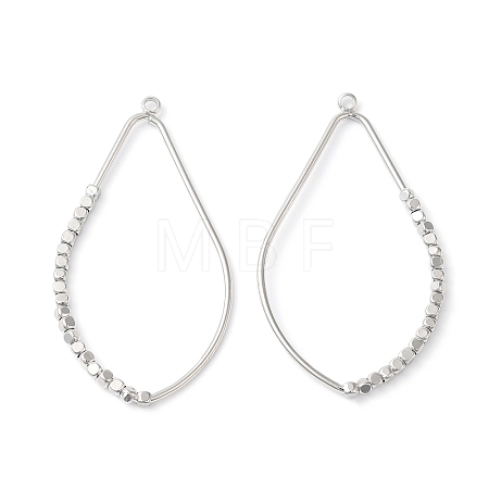 Brass Open Back Bezel Pendants KK-O144-25P-1