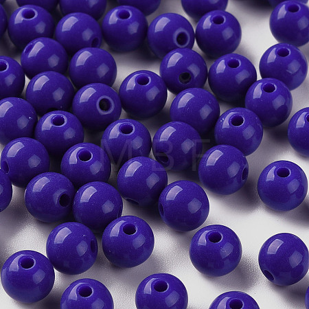 Opaque Acrylic Beads LS-X-MACR-S370-C8mm-A36-1