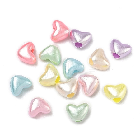ABS Plastic Imitation Pearl European Beads KY-F024-06-1