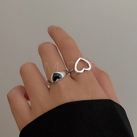Alloy Enamel Finger Rings FS-WG5F430-06-1