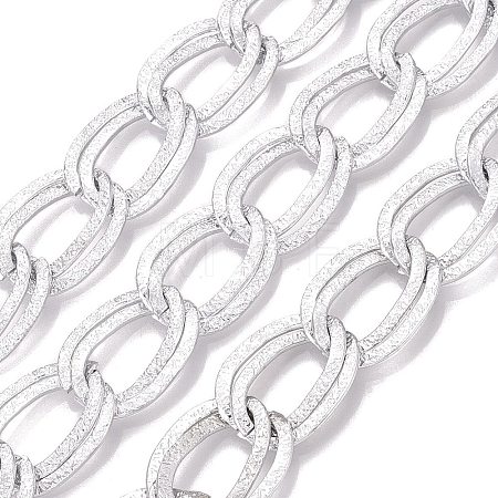 Aluminium Double Curb Chains CHA-Q001-07S-1