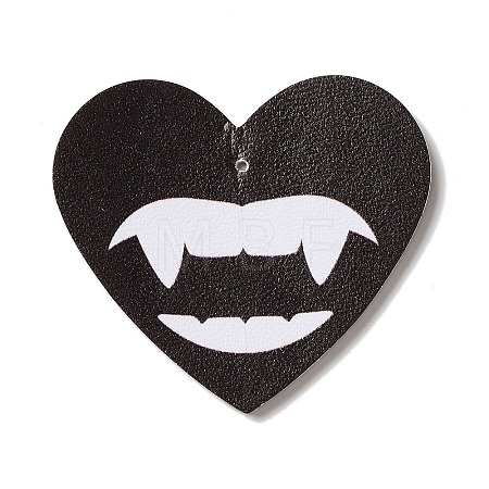 Halloween Imitation Leather Pendants FIND-K017-02B-01-1