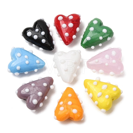 Handmade Lampwork Enamel Beads LAMP-Z025-01-1
