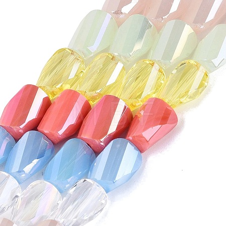 Electroplate Mixed Styles Glass Beads Strands EGLA-N022-10A-A04-1