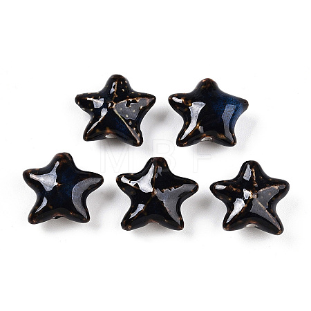 Handmade Porcelain Beads PORC-N008-09R-1
