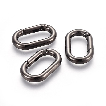 Zinc Alloy Key Clasps PALLOY-WH0056-02B-1
