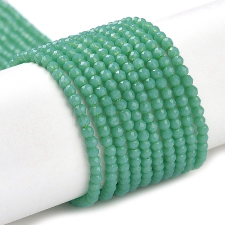 Glass Imitation Jade Beads Strands GLAA-H021-02-07-1