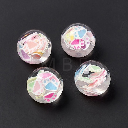 Transparent Acrylic Cabochons OACR-C009-24-1
