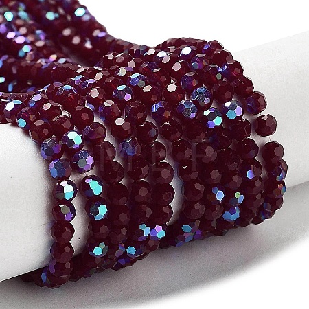 Opaque Glass Beads Strands EGLA-A035-P3mm-L02-1