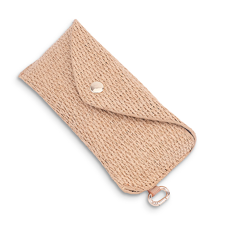 Straw Eyeglass Cases AJEW-WH0696-583-1