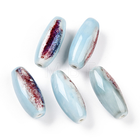Handmade Porcelain Beads PORC-N008-07N-1