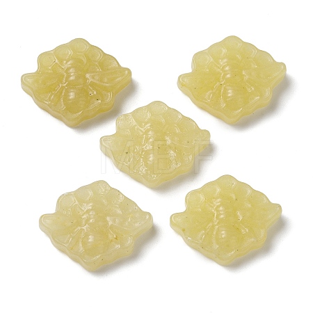 Natural Topaz Jade Carved Cabochons G-N343-01-1