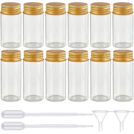 Round Glass Storage Containers for Cosmetic GLAA-BC0001-12B-1