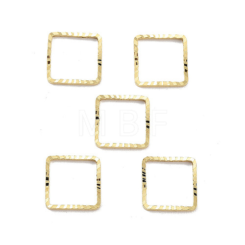 Brass Beads Frames KK-M288-01G-B-1