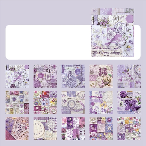 45Pcs Vintage Picture Stickers DIY Handmade Scrapbook Photo Albums STIC-Q007-01E-1