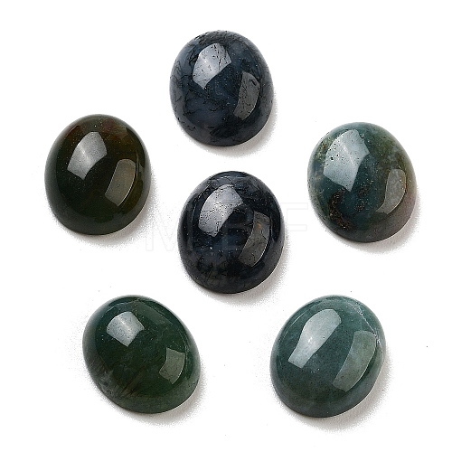 Natural Indian Agate Cabochons G-G145-01A-34-1