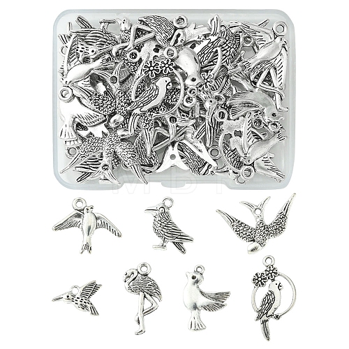 42Pcs 7 Style Alloy Pendants FIND-FS0001-67-1