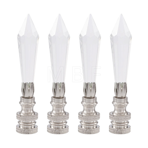 Spritewelry 4Pcs Glass Lampshade Decorations AJEW-SW0001-03P-1