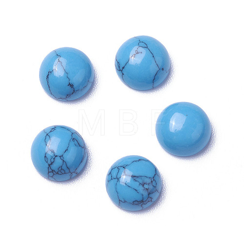 Synthetic Turquoise Cabochons G-F605C-04-1