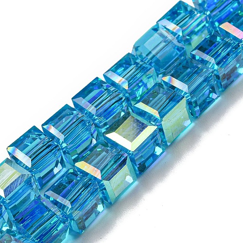 Electroplate Glass Beads Strands EGLA-M031-01A-HR05-1