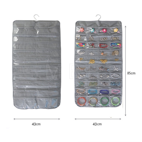 Non-Woven Fabrics Jewelry Hanging Display Bags PW-WG86F1F-15-1