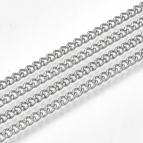 304 Stainless Steel Curb Chains CHS-S005-02-1