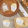 24Pcs Bees Alloy Enamel Keychains KEYC-AR00009-4