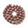 Natural Rhodonite Beads Strands G-P508-A19-01-3