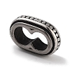 Retro 304 Stainless Steel Slide Charms/Slider Beads STAS-L274-023AS-2