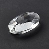 Transparent Glass Big Pendants X-GLAA-F118-08-3
