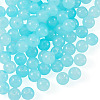 1 Strand Imitation Jade Glass Beads Strands DGLA-TAD0001-03D-1