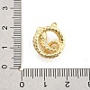 Brass Micro Pave Cubic Zirconia Pendants KK-M321-01G-G01-3